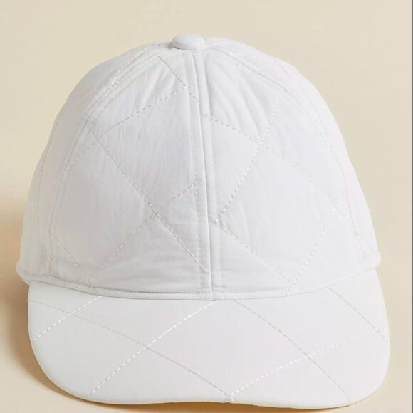 Torrid Quilted White Baseball Cap – NWT | Adjustable Fit, Winter Style - Picture 1 of 7